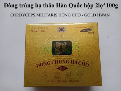 Đông trùng hạ thảo Hàn Quốc hộp 2lọ*100g